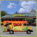 BreezeHug 6 ft Mexican Fiesta Party Decoration Taco Truck Cardboard Cutout Stand-up Cinco De Mayo Life Size Photo Props Taco Backdrop Background for Mexican Themed Birthday Party Supplies