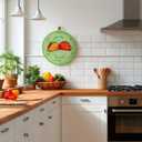 2 x Tortilla Warmers, Premium Insulated Fabric Pouch, Tortilla Holder, Keeps Tacos, Naan, Pizza Warm (1 PACK, Green)