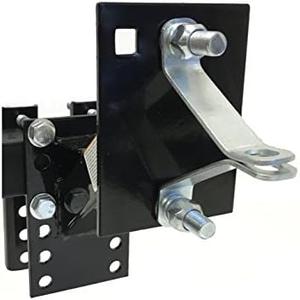 MaxxHaul 80071 Powder Coat Black Trailer Spare Carrier with Tire Locking Bracket