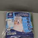 American Kennel Club Male Dog Wrap, Disposable Diapers with Wetness Indicator, Medium, 50 Count (Medium Waist 18 - 25 in)