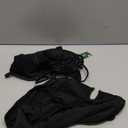 Blooming Jelly Womens Bikini Sets High Waisted Two Piece Swimsuit U Ring Linked Textured Sexy High Cut Swim Bathing Suit (Large, Black)