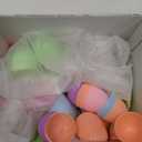 JOYIN 120 Pcs Easter Eggs with 120 Mini Glow Sticks for Kids Glow-in-The-Dark Basket Stuffers Fillers Gift, Easter Egg Hunt Game Party Favors Decorations Supplies, Classroom Prizes