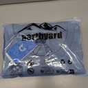 NORTHYARD Men's Cotton Shirts Heavyweight Short Sleeve Casual T-Shirts with Chest Pocket Work Wear (Blue, L)