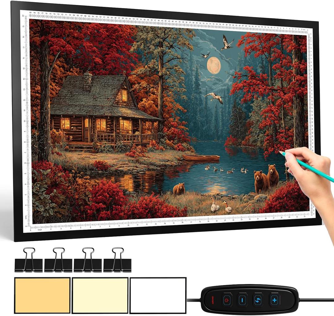 DEAR CARBON A1 Light Pad,LED Light Board for Diamond Painting,Tracing