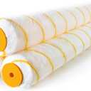 VOOMEY 18 Inch Paint Roller Covers, Microfiber Paint Roller Cover, Suitable for Various Large-Scale Scene Painting, Such as Walls, Ceilings, Etc (Pack of 3,1/2" Nap)