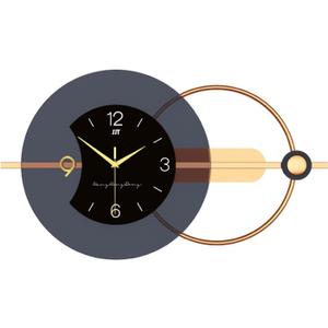 Ergocar Simple Metal Wall Clock, Tick-Free and Silent Modern Metal Wall Clock, Suitable for Decorating Living Rooms, Entrances, Kitchens, Bedrooms, and Offices (JT219631.49*14.96)