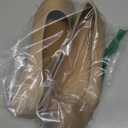 Amazon Essentials Women's Pointed-Toe Ballet Flat, Beige Faux Leather, 8