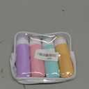 Travel Bottles for Toiletries, TSA Approved Travel Containers 3oz Leak Proof Travel Tubs Refillable Liquid Travel Accessories for Shampoo Conditioner Lotion Body Wash(Multicolored C)