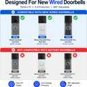 360° Adjustable Anti-Theft Doorbell Mount for Wired Doorbell 2nd Gen (2026), Wired Doorbell Plus 2nd Gen & Pro 3rd Gen (2025), No-Drill Corner Mount for Apartments & Rentals