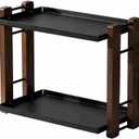 Bathroom Counter OrganizerDouble-Layer Storage Rack, Suitable for Dressing Rooms, bathrooms, Kitchens and Dining Rooms. It Does not Rust and Does not Fade
