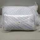 Bed Pillows Queen Size for Sleeping - Breathable Down Alternative Soft Pillows Set of 2 for Side, Back, and Stomach Sleepers - Hotel Quality Fluffy Microfiber Fill Cooling Skin-Friendly