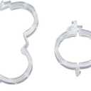 100PCS 2.76 Inch Length Plant Fixation Plastic Clips Vine Vegetable Support Clamp Ideal for Vertical Gardening and Small Home Garden