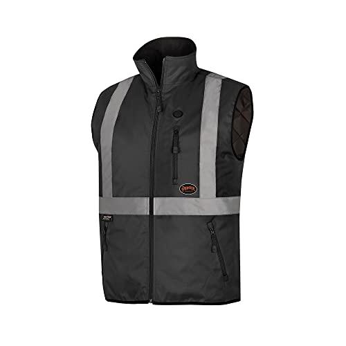 Pioneer Heated Hi Vis Safety Vest for Men & Women's - Class 1 - Reflective Tape (Battery Pack Not Included) Medium