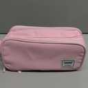 SPACEMATE Pencil Case Pouch Box Bag School Supplies Girls Boys Kids, Cute Preppy Stuff Big Capacity Aesthetic Pen Organizer, Back to College Stationary, Pink, Extra Large Style, 2300ml