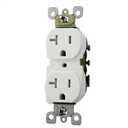 Leviton
20 Amp 125 V Tamper/Weather Resistant Duplex Outlet/Receptacle, White (1-Pack) W5820-T0W