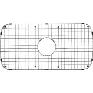 Serene Valley Sink Grid 26-13/16" x 13-3/8", Centered Drain with Corner Radius 3", NDG2613C