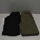 2 Pack Boys' Active Sweatpants Kids Athletic Casual Joggers Youth Drawstring Elastic Waist Pants with 3 Pockets (Large, Black, Light Gray, Army Green)