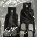 Headrest Hooks for Car, 4 Pack Car Seat Back Organizer Storage Hook, Double Hook Car Seat Hooks for Hanger Purses and Bags, Leather Purse Holder for Car, Black