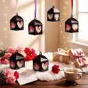 Maitys 16 Sets Mother's Day Paper Lantern Craft Kits DIY, Handmade Gift Best Mom Heart Shaped Floral Patterns Lanterns with Colored Tissue Paper for Party Home Activities Ornaments