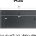 13x24 inch Panoramic Picture Frame Solid Wood 13x24 Photo Frame 13x24 Poster Frame (A23B1324)
