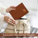 2 x 2026 Planner, Weekly and Monthly Calendar Planner, January 2026 - December 2026, Hardcover 2026 Calendar Book with Tabs For Women & Men, Inner Pocket, Spiral Bound, Perfect for Office Home School Supplies - A5 (6.3" x 8.5"), Rust Brown