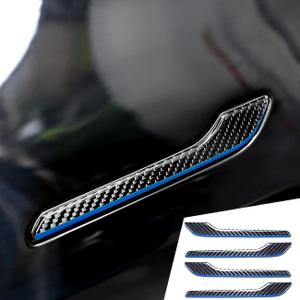 Carbon Fiber Exterior for Tesla Model 3 2017-2025 and Model Y 2020-2025 Decor Accessories Door Handle Trim Sticker Cover