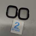 Ailun for Apple Watch Ultra 3/ Ultra 2/ Ultra Screen Protector Case [49mm], 2025/ 2023/ 2022 Ultra-Thin Hard PC Case Built in Tempered Glass for iWatch, Shockproof Cover with Button [2 Pack][Black]