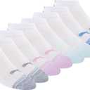 PUMA Women's Low Cut Socks (8-Pack) (9-11, White)