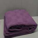 Utopia Bedding Premium Cotton Blanket Full/Queen Plum - Soft Breathable Thermal Blanket - Ideal for Layering Any Bed