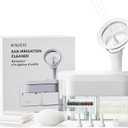 Electric Ear Wax Removal Kit - Water Powered Ear Irrigation System with Sewage Collection, 4 Clean Modes, Safe & Effective, 3 Ear Tips for Adults (White)