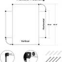 XBoard Magnetic Whiteboard 48 x 36, White Board 4 x 3, Dry Erase Board with Detachable Marker Tray