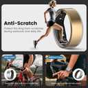 sylacor Ring Cover Compatible with Ringconn Gen 2, Durable Scratch-Resistant TPU Protecter for Women Men for Gym and Working Out (3 Clear, Size 9)