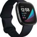 Fitbit Sense Advanced Smartwatch with Tools for Heart Health, Stress Management & Skin Temperature Trends, Carbon/Graphite, One Size 