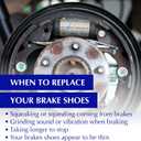 Centric Premium 111.0270 Automotive Replacement Rear Drum Brake Shoe Set for Select Volskwagen, Model Year