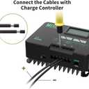 HQST 8FT 8 AWG Wire Copper Tray Cable Connect Charge Controller and Battery