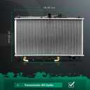 SCITOO Engine Cooling Radiator compatible with Subaru