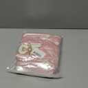 Hiroyuki Iridescent Makeup Bag, 14 inches Cosmetic Bag, Large Capacity Travel-Friendly Pouch (plain, pink)