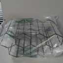 Countertop & Freestanding Floor Wine Rack - Small, Metal, Table Top, Kitchen Wine Bottle Holder