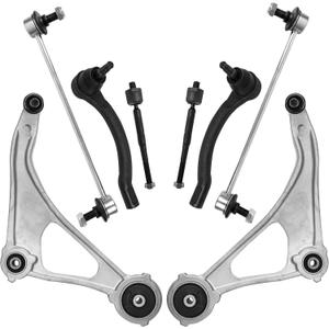 lronants Front Lower Control Arm, Sway Bar Links, Outer & Inner Tie Rod End Suspension Kit Compatible with 2016-2023 Nissan Maxima, 2015-2018 Nissan Altima