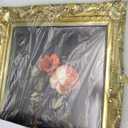 11X14 Vintage Picture Frame, Antique Champagne Gold Ornate Baroque Frame with Real Glass, 11 X 14 Photo Frame for Tabletop Wall Hanging Display
