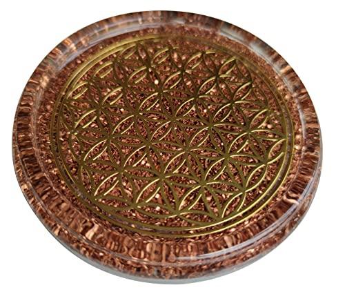 ORGONITE ORGONE 4" Flower of Life Coaster