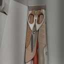 Astercook Knife Set, 13 Pieces Kitchen Knives Set with Healthy Anti-Rust Coating, Dishwasher Safe, Stainless Steel Chef Knife Sets with 6 Blade Guards, Perfect Valentine's Day Gifts for Kitchen (Large, Cream)