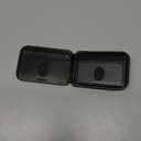 Genuine Leather Strong Magnetic Card Holder for MagSafe, Phone Wallet Stand, Angle Adjustment RFID Blocking 6 Cards Magnet Wallet Compatible with iPhone 17/16/15/14/13/12 Series - Retro Black