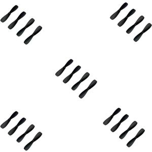 Skrnrhrery Mini Propeller, Suitable for Small and Medium UAV Quadcopters - Nylon Propeller with 0.8 and 1.0mm Center Shaft, Blade Length 46/42/37mm - AB Positive and Negative (37MM Shaft 0.8)