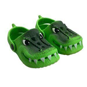 Toddler Cute Clogs Boys Girls Kids Garden Shoes Summer Slip on Sandals Slides Lightweight Breathable Beach Pool Shower Slippers for Children Non-Slip Sole Size 6, Crocodile