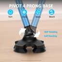 REHAND Walking Cane for Men & Women - Foldable, Adjustable, Lightweight, Self Standing Pivot Walking Cane, Soft Handle Grip, with Travel Bag, Walking Sticks for Seniors & Adults (Blue)