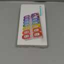 Fullicon Moisture Proof Pill Organizer 2 Times a Day, Large Pill Box 7 Day, Spill Proof Pill Case, Travel Pill Container, Medicine Pill Organizer with Secure Lids, Daily Pill Organizer (Rainbow Clear)