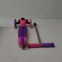 Scooter for Kids Ages 3-5 - Light Up Wheels, Extra Wide Deck, Foot Activated Break, Self Balancing Kids Toys for Boys & Girls