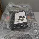 Stainless Steel Litter Box with Lid,Front Entry Top Exit Kitty LitterBox,Extra Large Enclosed Metal Cat Box with Litter Scoop & Litter Mat-Black