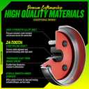 2 pcs Golf Cart Brake Drum Hub Assembly, EZGO Brake Drum Hub Assembly for EZGO TXT PDS 1982-up Electric & 1982-1993 2-Cycle Gas Models OEM #19186G1P, Durable, Replacement Part
